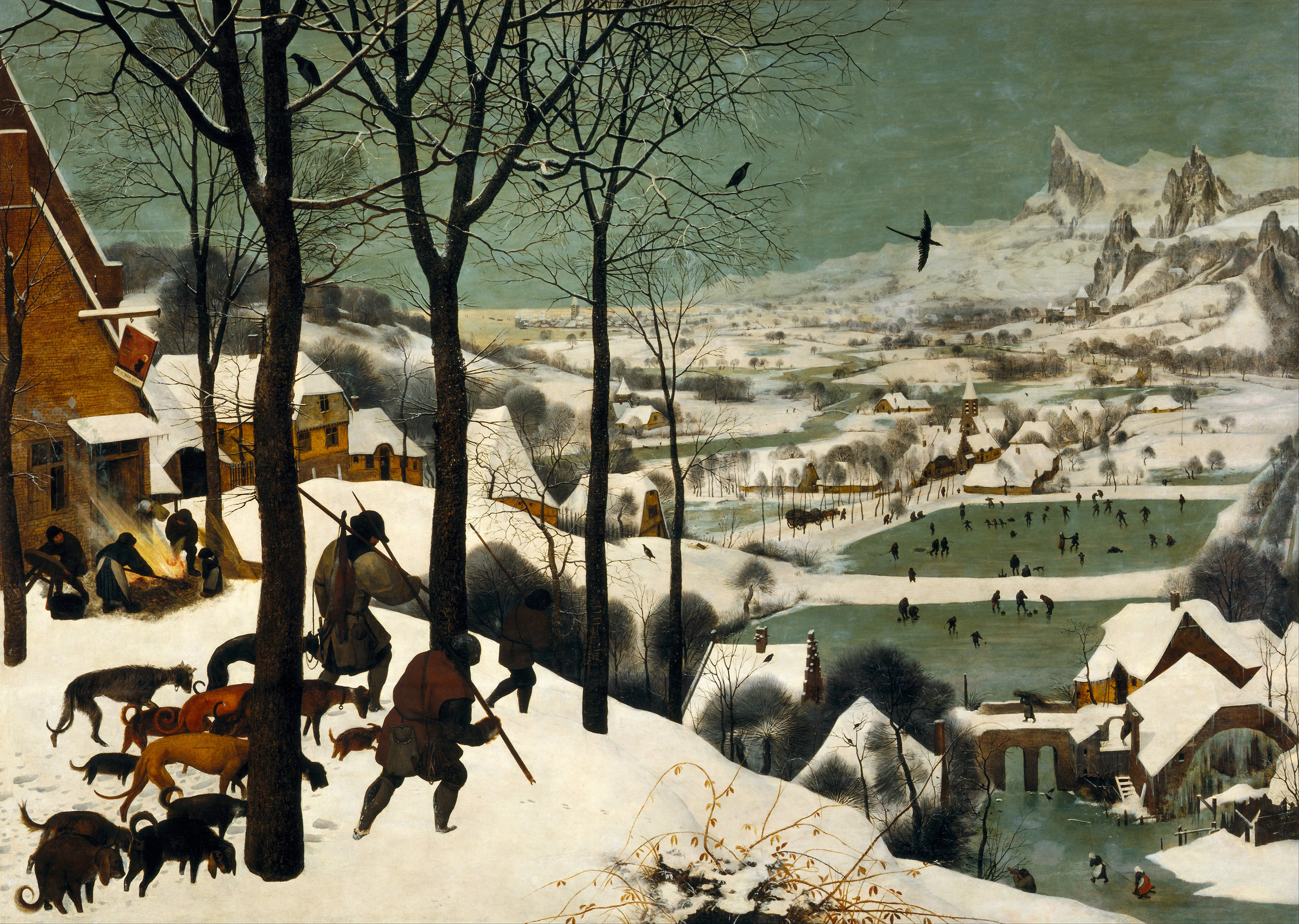 Figura 14. Pieter Brueghel, Caçadores na neve