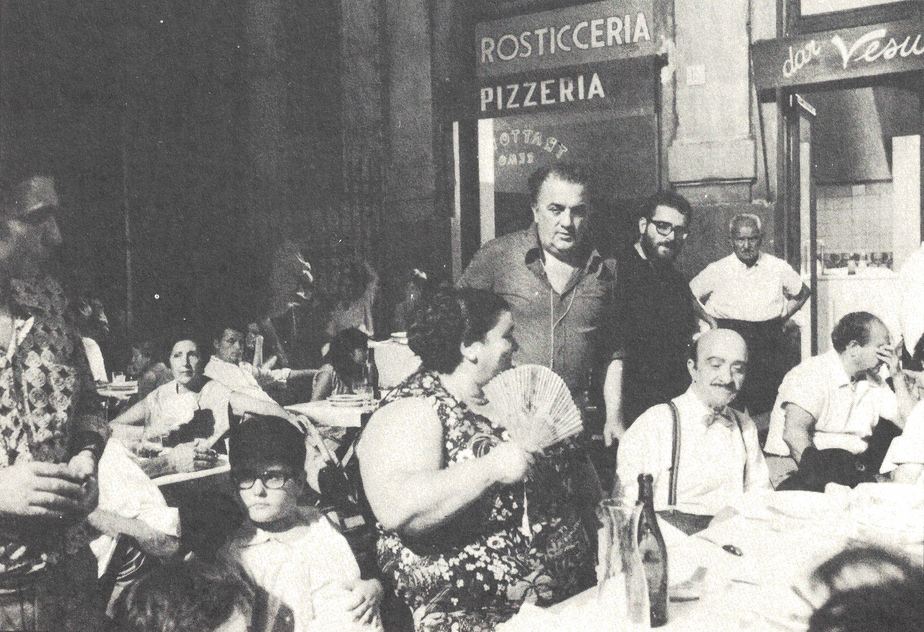 Figura 4. Roma de Fellini: flagrante de intervalo das filmagens