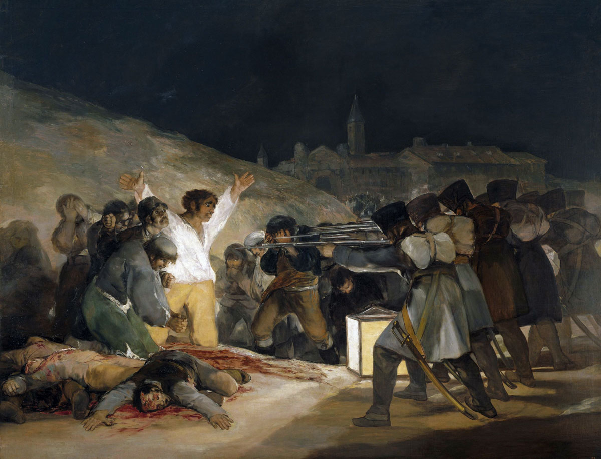 Figura 21 - Goya, Os fuzilamentos de 3 de maio de 1808.