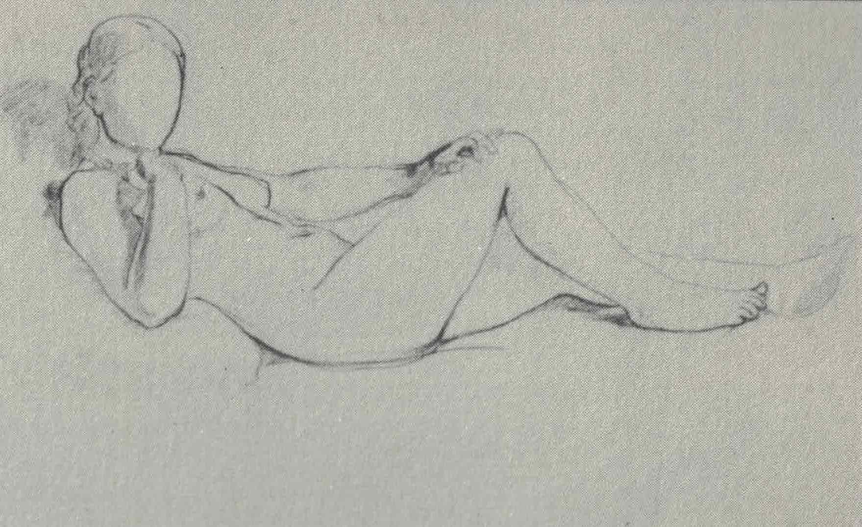 Figura 17 - Édouard Manet, estudo para Olímpia.