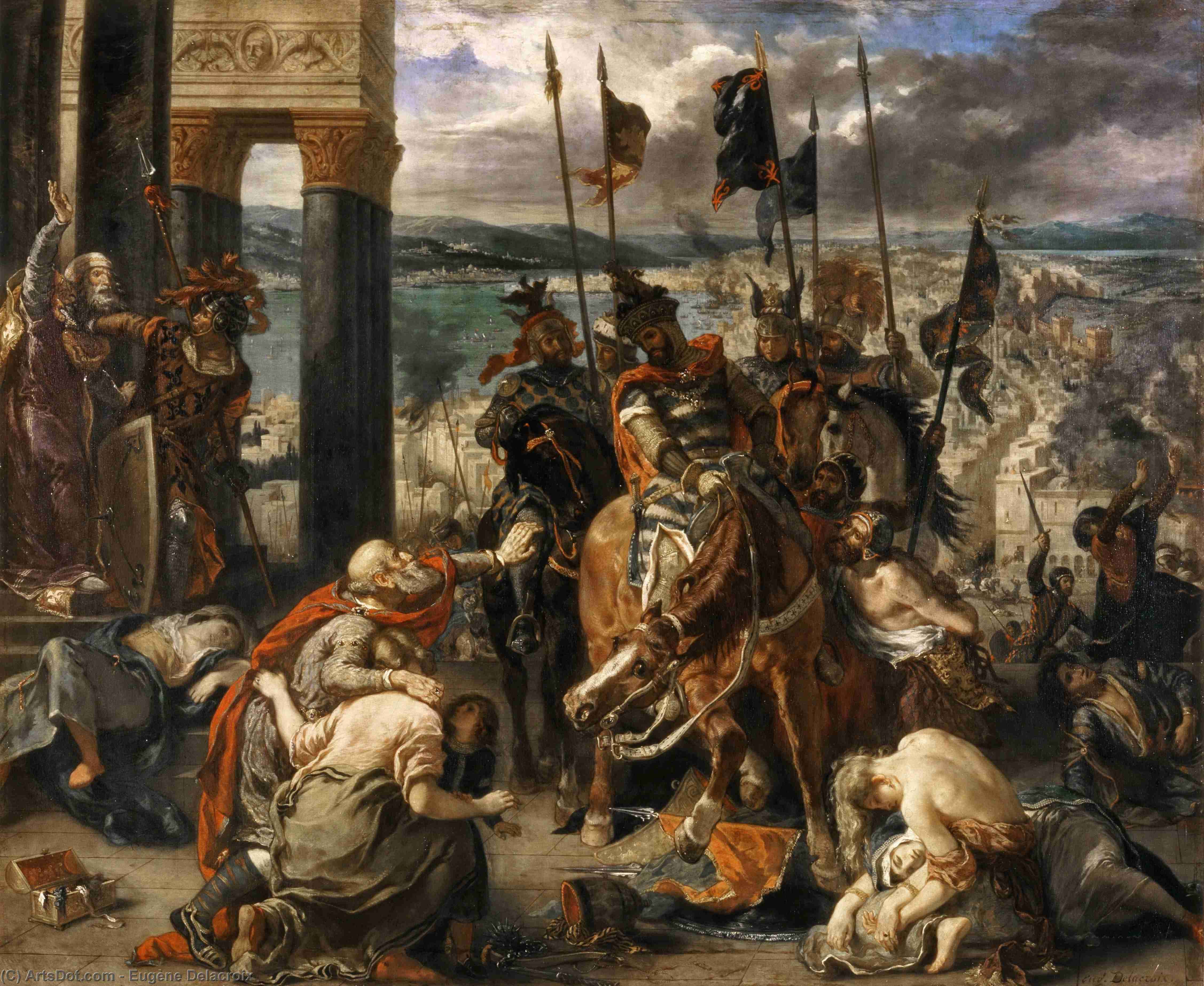 Figure 7. Entrada dos cruzados em Constantinopla (1840). Paris, Louvre