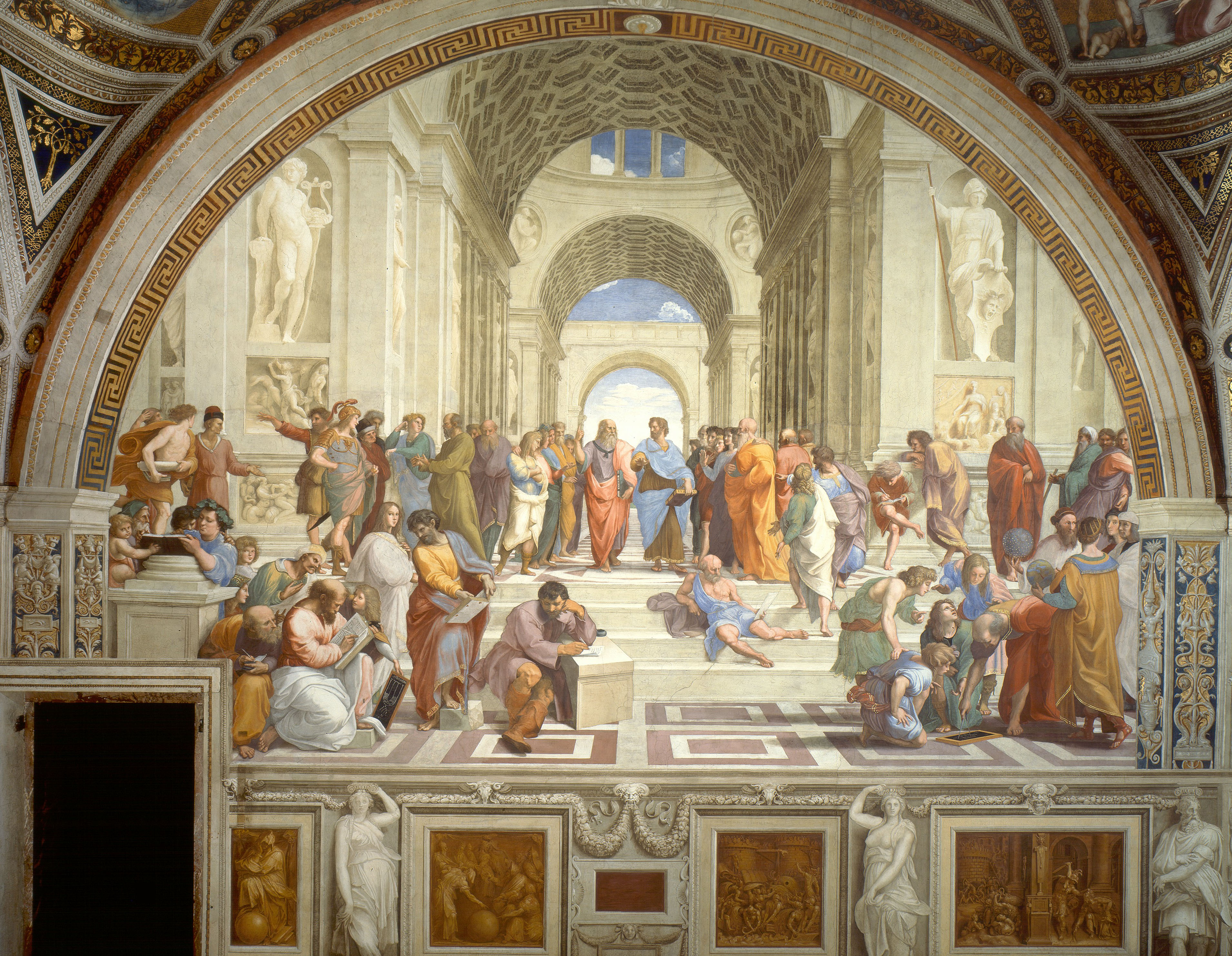 Figura 4. Rafael Sanzio, A escola de Atenas, (1509-1510). Museu do Vaticano, Roma