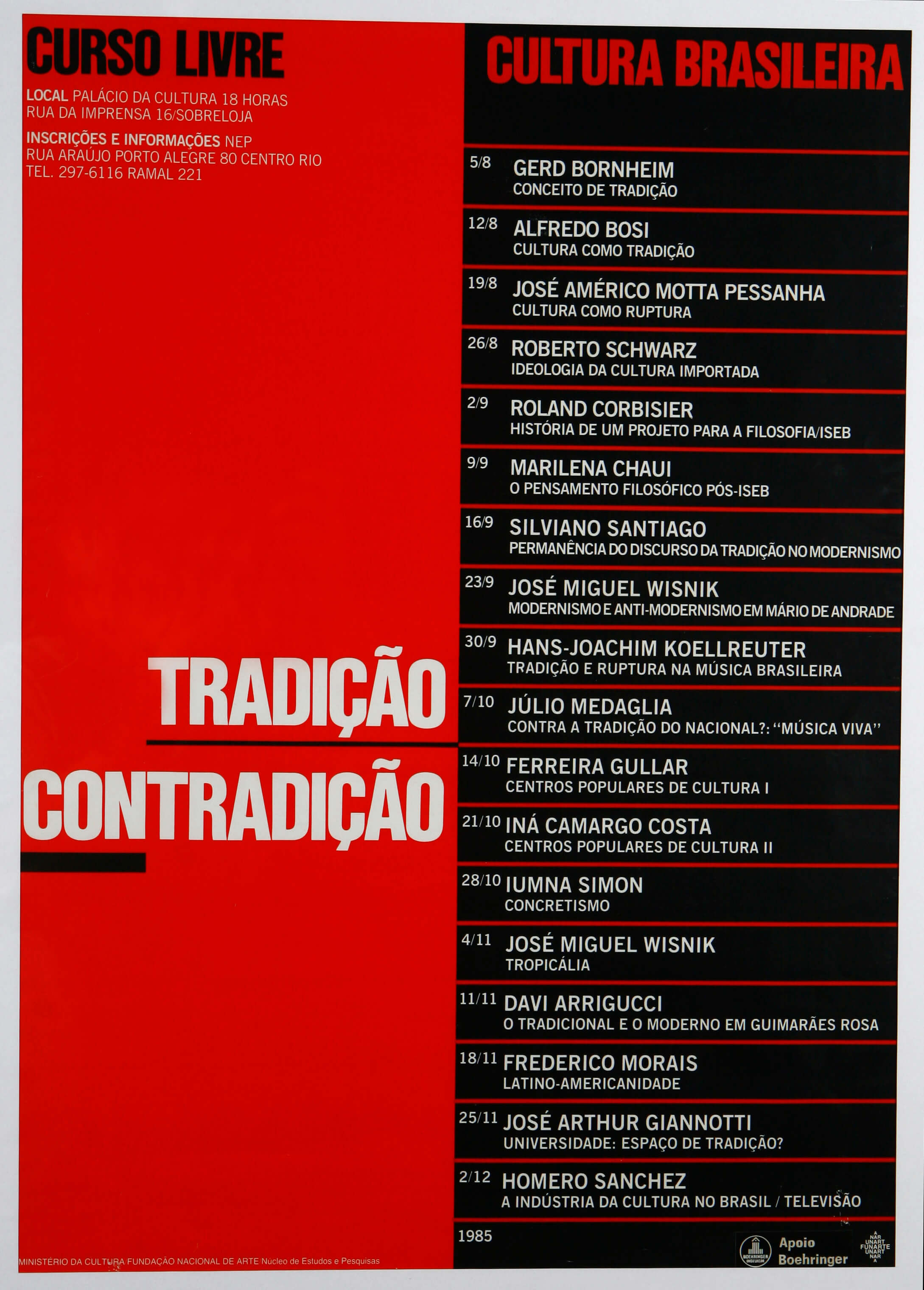 Cultura brasileira – Tradição Contradição